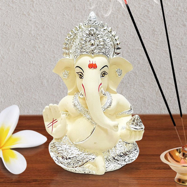 Antique Ganesha for Car Dashboard & Gifting (Yellow)