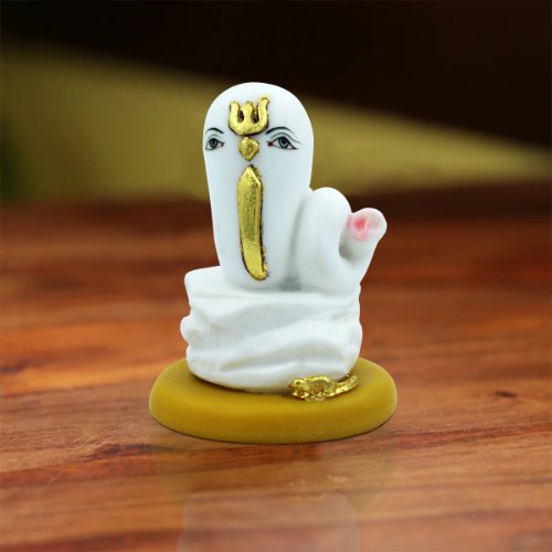 Lord Ganesha Idol in Shivling Shape for Home Decor