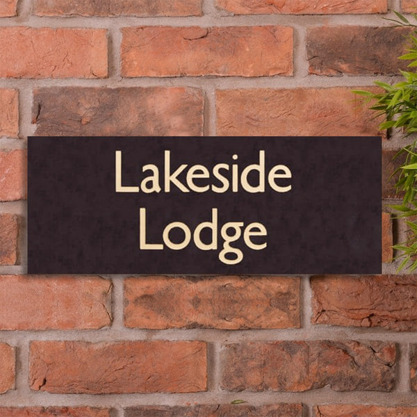 Custom Durable Wooden Name Plate for House Stylish Decor - Karigaari India Aesthetic Home Decor