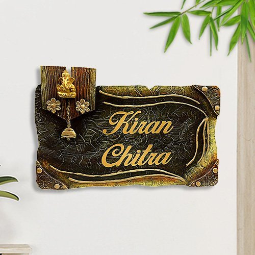 Personalized Durable Wooden Name Plate for Office Beautiful Home - Karigaari India Aesthetic Home Decor