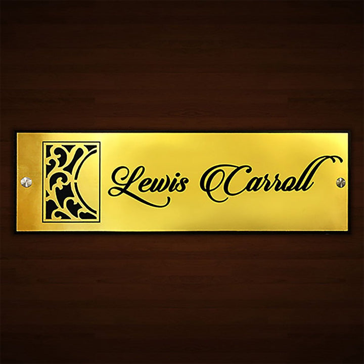 Custom Stylish Acrylic Name Plate for House Personalized Beautiful Decor - Karigaari India Aesthetic Home Decor