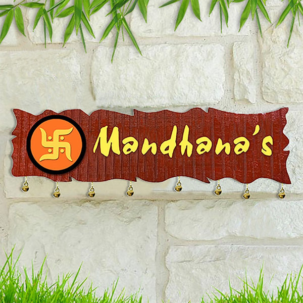 Stylish Custom Wooden Name Plate for Office Home Durable Beautiful Decor - Karigaari India Aesthetic Home Decor