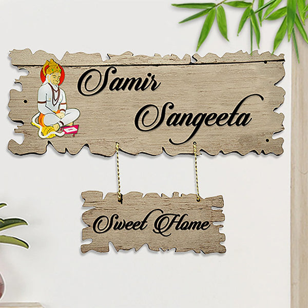 Sturdy Durable Wooden Name Plate for Office Home Stylish Custom