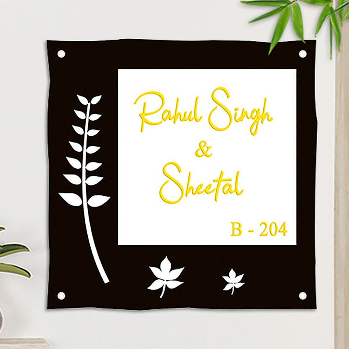 Beautiful Durable Acrylic Name Plate for Office Home Stylish Custom - Karigaari India Aesthetic Home Decor