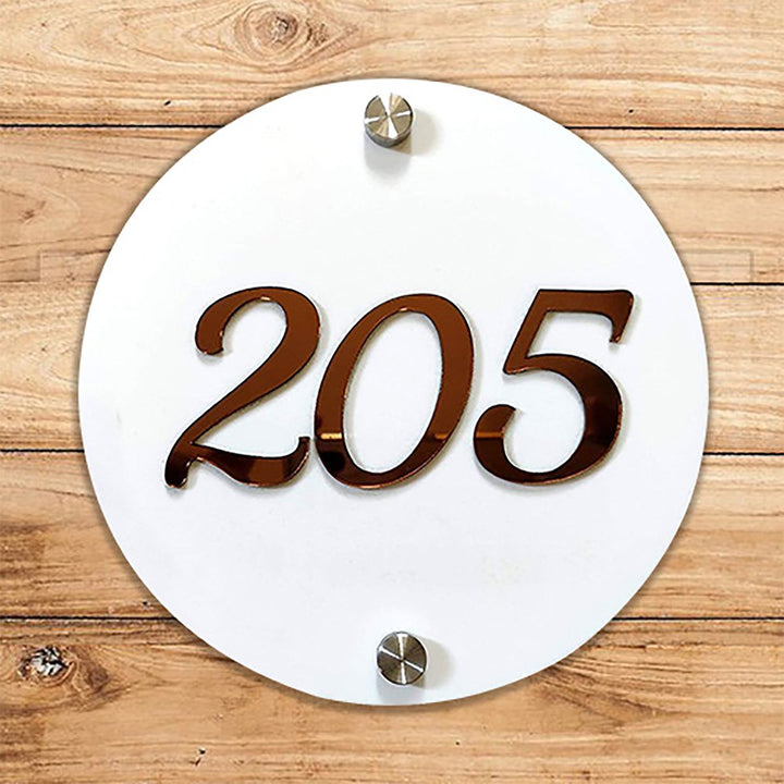 Beautiful Customized Number Plate for House Gifting Idea for Home (Water Proof) - Karigaari India Aesthetic Home Decor