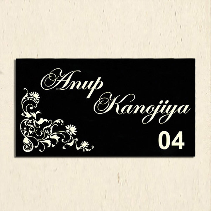 Custom Stylish Name Plate for House Beautiful Durable Wooden - Karigaari India Aesthetic Home Decor