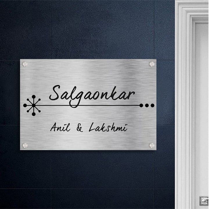 Durable Custom Wooden Name Plate for House Home Sturdy - Karigaari India Aesthetic Home Decor
