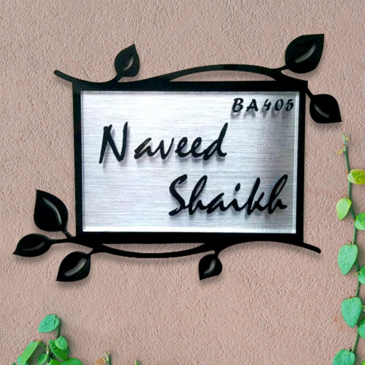 Custom Durable Wooden Name Plate for House Stylish Beautiful - Karigaari India Aesthetic Home Decor
