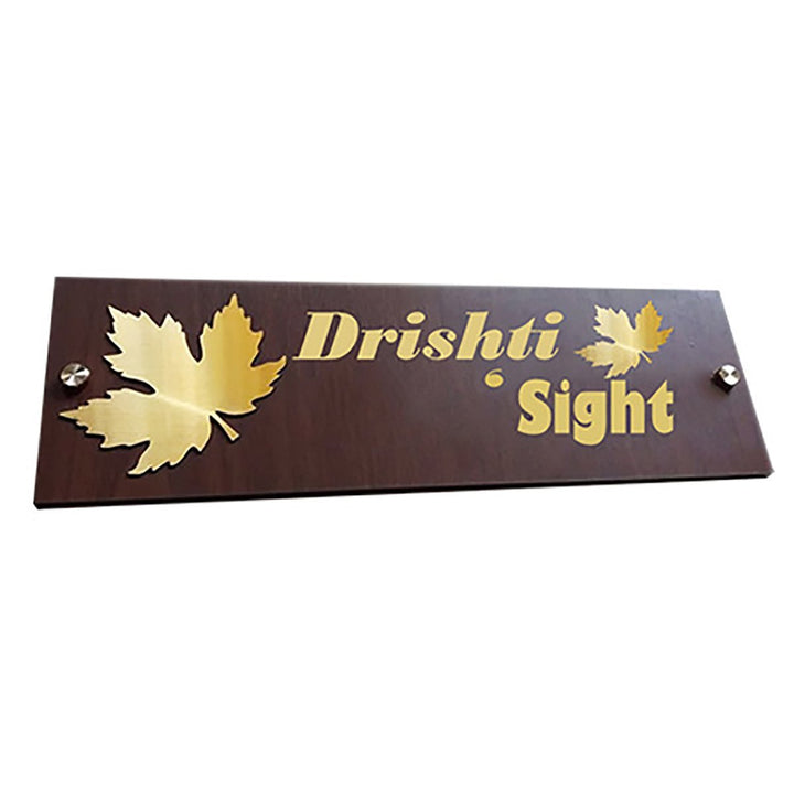 Durable Stylish Wooden Name Plate for Office Personalized Home - Karigaari India Aesthetic Home Decor