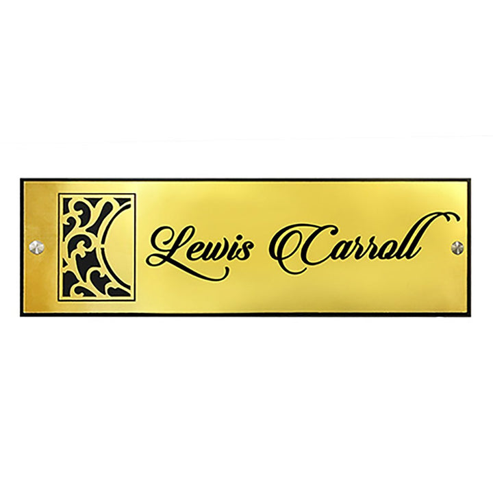 Custom Stylish Acrylic Name Plate for House Personalized Beautiful Decor - Karigaari India Aesthetic Home Decor