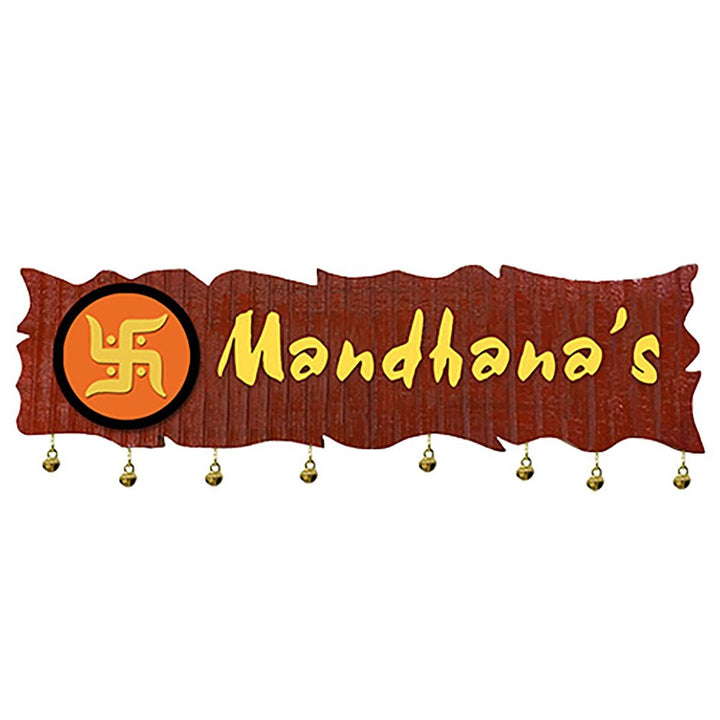Stylish Custom Wooden Name Plate for Office Home Durable Beautiful Decor - Karigaari India Aesthetic Home Decor