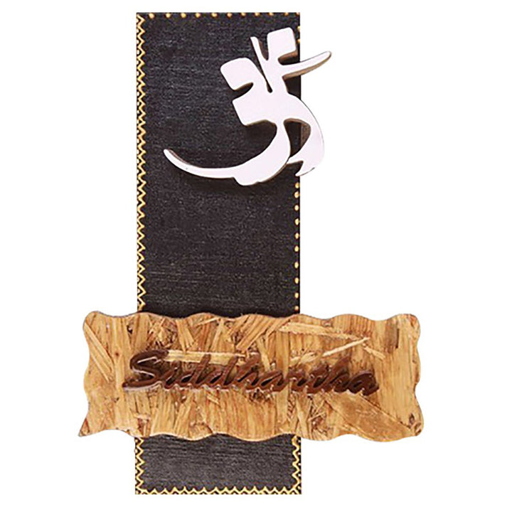 Stylish Sturdy Wooden Name Plate for Office Home Durable Beautiful - Karigaari India Aesthetic Home Decor