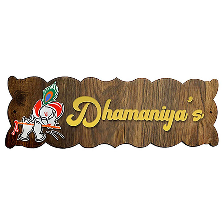 Personalized Durable Wooden Name Plate for Office Home Stylish Custom - Karigaari India Aesthetic Home Decor