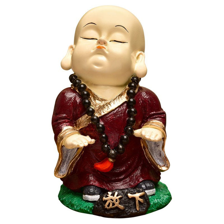 Handcrafted Ployresin Lord Buddha Dark Brown  Standing Statue  Showpiece Home Decor/Office Decor/Spiritual Gift - Karigaari India Aesthetic Home Decor