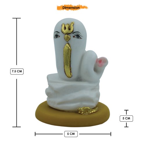 Lord Ganesha Idol in Shivling Shape for Home Decor - Karigaari India Aesthetic Home Decor
