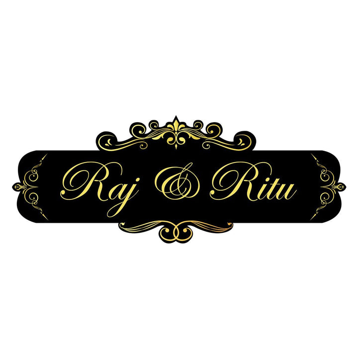 Beautiful Durable Name Plate for Bungalow Personalized Home Decor (Acrylic) - Karigaari India Aesthetic Home Decor