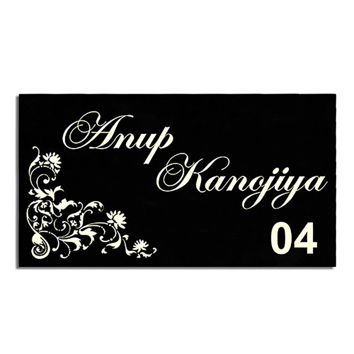 Custom Stylish Name Plate for House Beautiful Durable Wooden - Karigaari India Aesthetic Home Decor