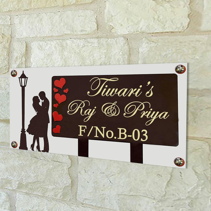 Sturdy Personalized Wooden Name Plate for Office Home Beautiful - Karigaari India Aesthetic Home Decor