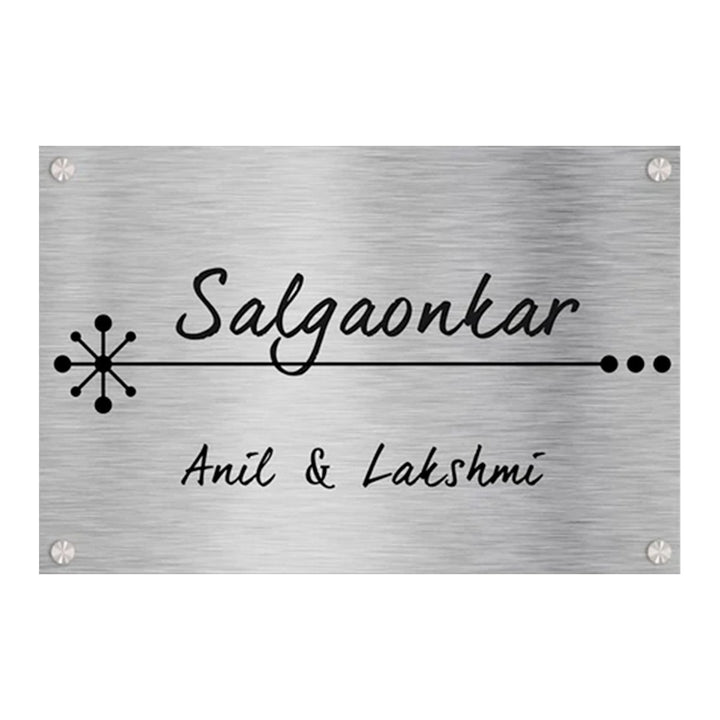 Durable Custom Wooden Name Plate for House Home Sturdy - Karigaari India Aesthetic Home Decor