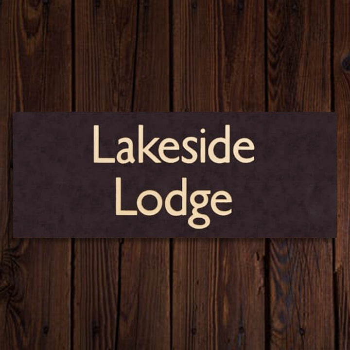 Custom Durable Wooden Name Plate for House Stylish Decor - Karigaari India Aesthetic Home Decor