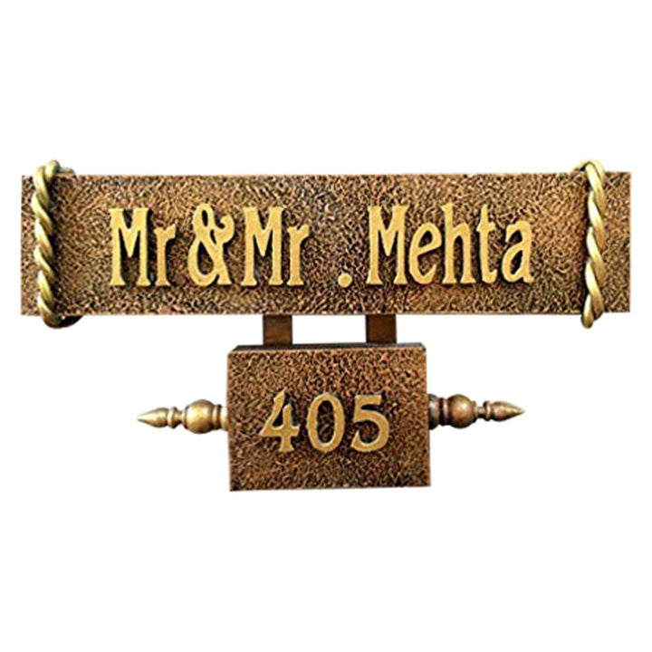 Handmade Beautiful Sturdy Wooden Name Plate for Home Personalized Custom - Karigaari India Aesthetic Home Decor