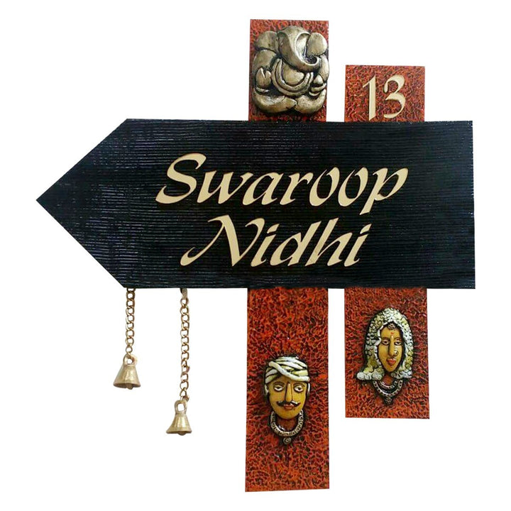 Durable Stylish Wooden Name Plate for Office Beautiful Home - Karigaari India Aesthetic Home Decor