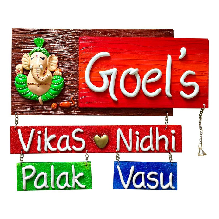 Handmade Durable Stylish Wooden Name Plate for Office Beautiful Home Decor - Karigaari India Aesthetic Home Decor