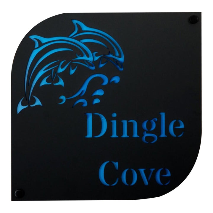 Acrylic Personalized Acrylic Wooden Name Plate for House Durable Sturdy - Karigaari India Aesthetic Home Decor
