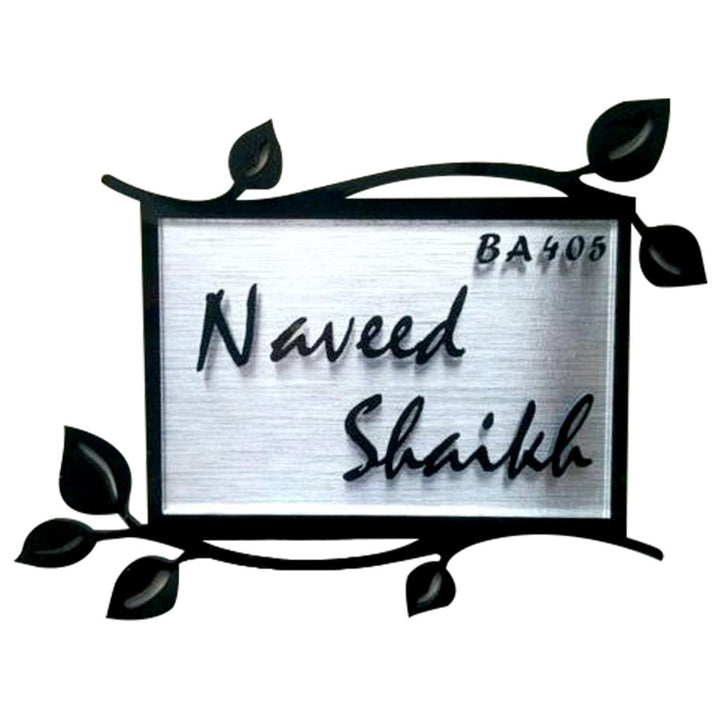 Custom Durable Wooden Name Plate for House Stylish Beautiful - Karigaari India Aesthetic Home Decor