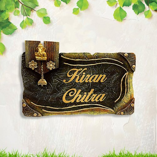 Personalized Durable Wooden Name Plate for Office Beautiful Home - Karigaari India Aesthetic Home Decor