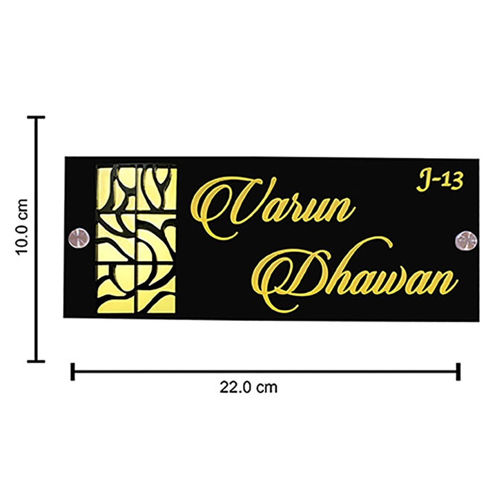 Custom Stylish Acrylic Name Plate for Home Office Durable Personalized - Karigaari India Aesthetic Home Decor