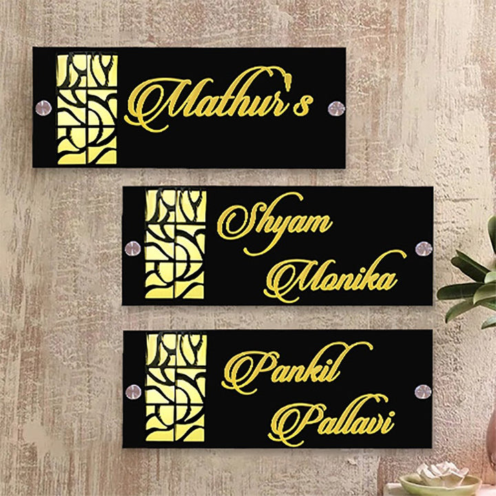 Durable Stylish Acrylic Name Plate for Office Home Beautiful Custom - Karigaari India Aesthetic Home Decor