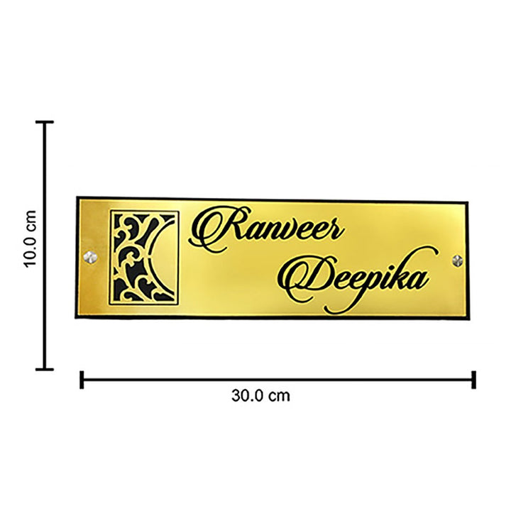 Beautiful Durable Acrylic Name Plate for Office Home Stylish Personalized - Karigaari India Aesthetic Home Decor