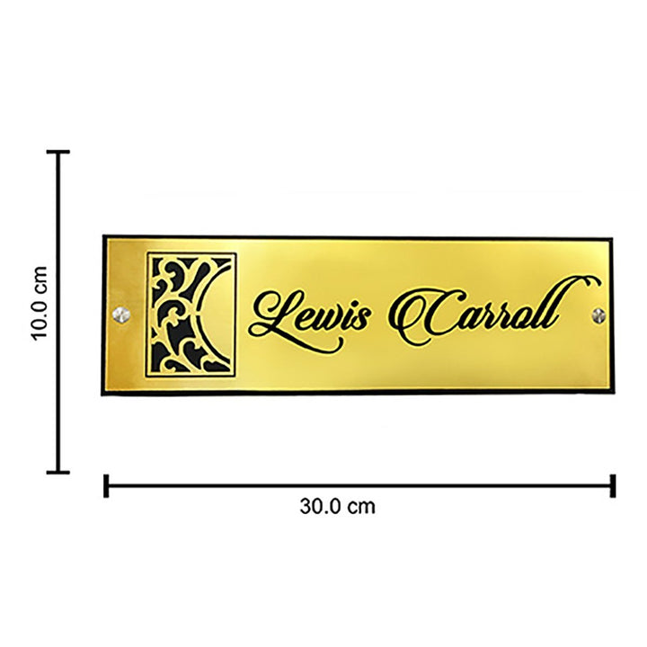 Custom Stylish Acrylic Name Plate for House Personalized Beautiful Decor - Karigaari India Aesthetic Home Decor
