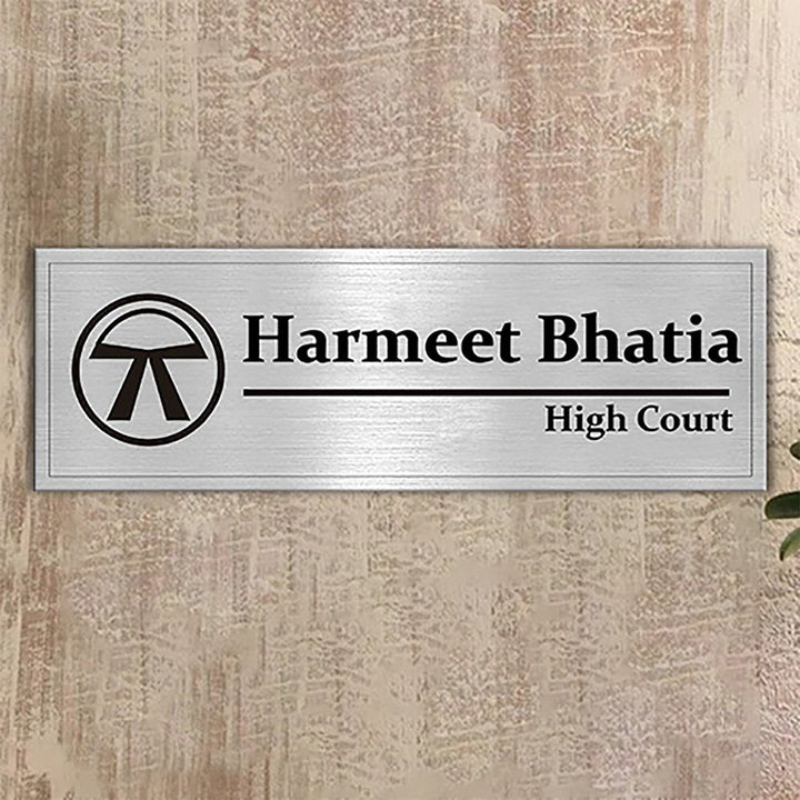 Sturdy Custom Acrylic Name Plate for Office Home Durable Beautiful - Karigaari India Aesthetic Home Decor