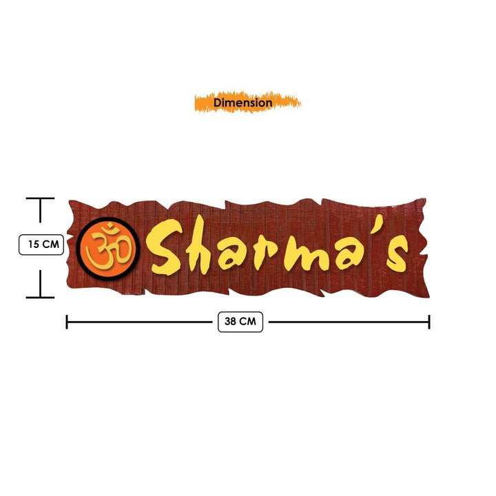 Durable Custom Wooden Name Plate for Office Home Beautiful Personalized - Karigaari India Aesthetic Home Decor