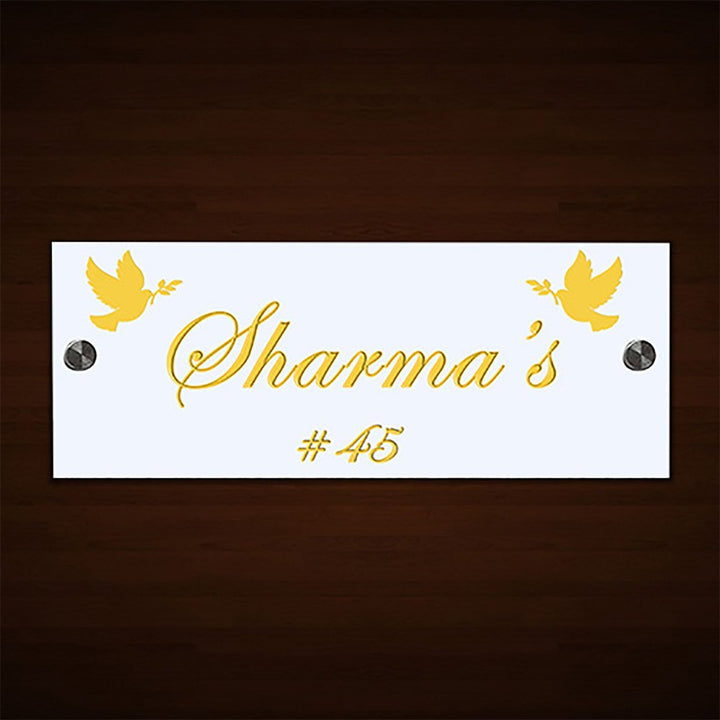 Durable Beautiful Acrylic Name Plate for Office Home Sturdy Custom - Karigaari India Aesthetic Home Decor