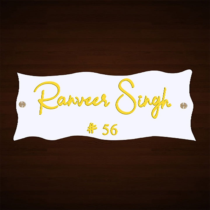 Personalized Durable Acrylic Name Plate for Office Home Beautiful Custom - Karigaari India Aesthetic Home Decor