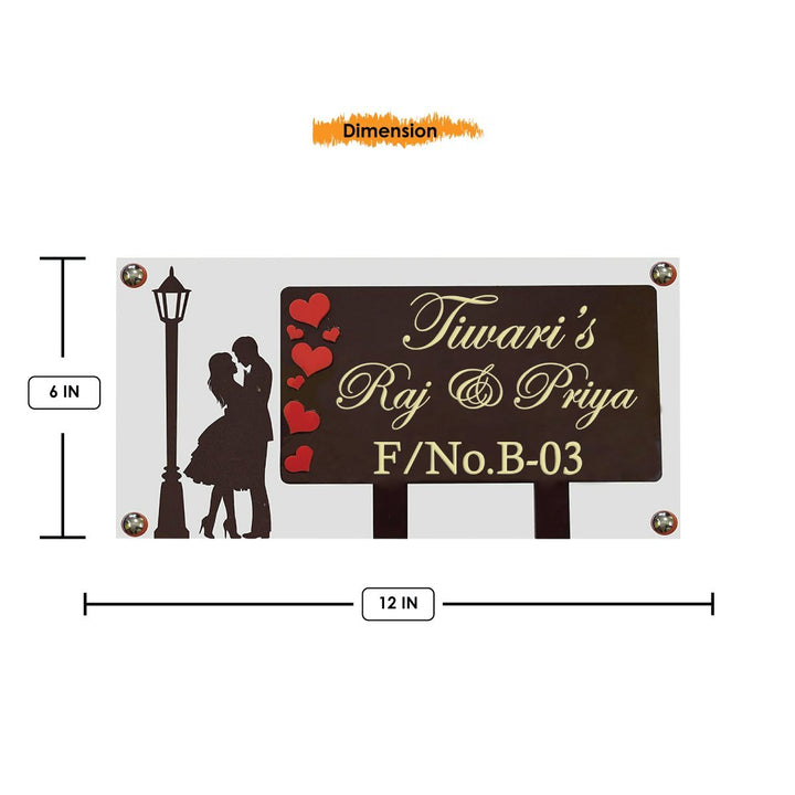 Sturdy Personalized Wooden Name Plate for Office Home Beautiful - Karigaari India Aesthetic Home Decor