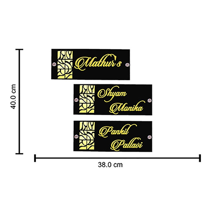 Durable Stylish Acrylic Name Plate for Office Home Beautiful Custom - Karigaari India Aesthetic Home Decor