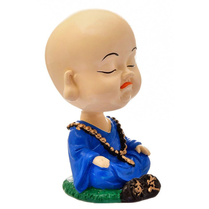 Handcrafted Ployresin Lord Buddha Blue Meditating  Statue  Showpiece Home Decor/Office Decor/Spiritual Gift - Karigaari India Aesthetic Home Decor
