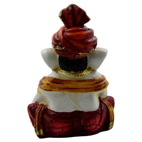 Lord Ganesha Playing Dhol Idol for Home Decor - Karigaari India Aesthetic Home Decor