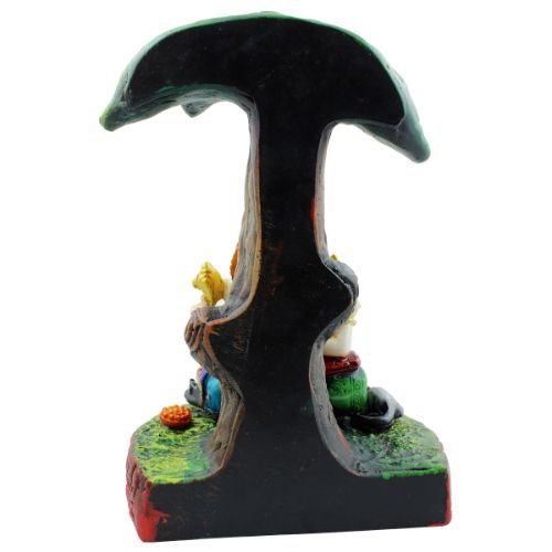 Lord Ganesha Sitting Under Tree And Playing Guitar Idol for Home Decor - Karigaari India Aesthetic Home Decor