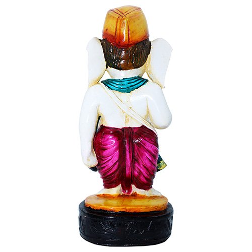 Lord Ganesha Standing & Giving Blessing multiolor Idol for Home Decor - Karigaari India Aesthetic Home Decor