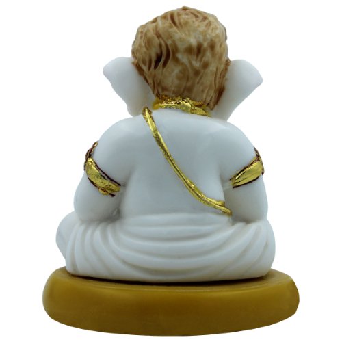 Lord Ganesha Idol Holding Modak Bowl Unique Design Best for Home Decor - Karigaari India Aesthetic Home Decor