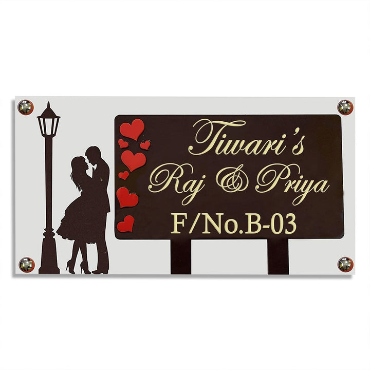 Sturdy Personalized Wooden Name Plate for Office Home Beautiful - Karigaari India Aesthetic Home Decor