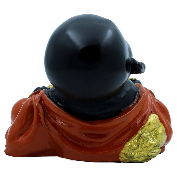 Handcrafted Ployresin Lord Buddha Sitting Statue Showpiece Home Decor/Office Decor/Spiritual Gift, Multicolour - Karigaari India Aesthetic Home Decor