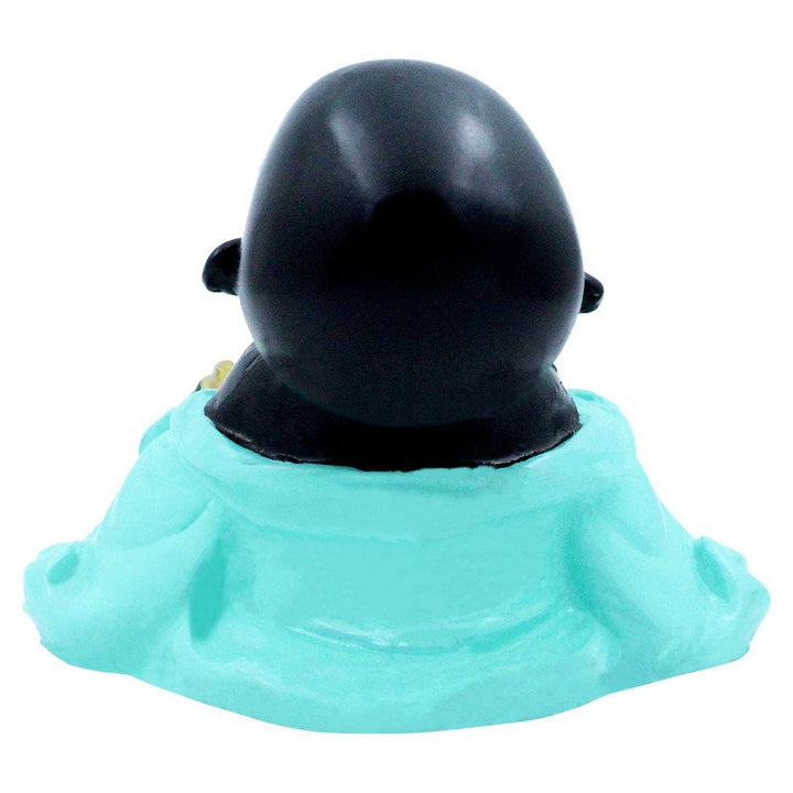 Handcrafted Ployresin Lord Buddha Sitting Multicolour Statue Showpiece Home Decor/Office Decor/Spiritual Gift, Black And Blue - Karigaari India Aesthetic Home Decor
