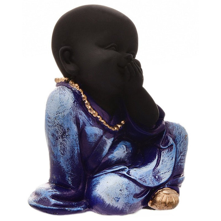 Handcrafted Ployresin Purple Colour Sitting And Sleeping Lord Buddha Statue Showpiece Home Decor/Office Decor/Spiritual Gift - Karigaari India Aesthetic Home Decor