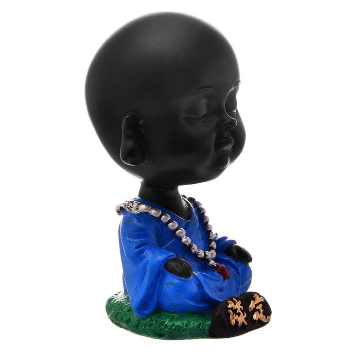 Handcrafted Ployresin Lord Buddha Statue Dark Blue Sitting, Meditating  Showpiece Home Decor/Office Decor/Spiritual Gift - Karigaari India Aesthetic Home Decor